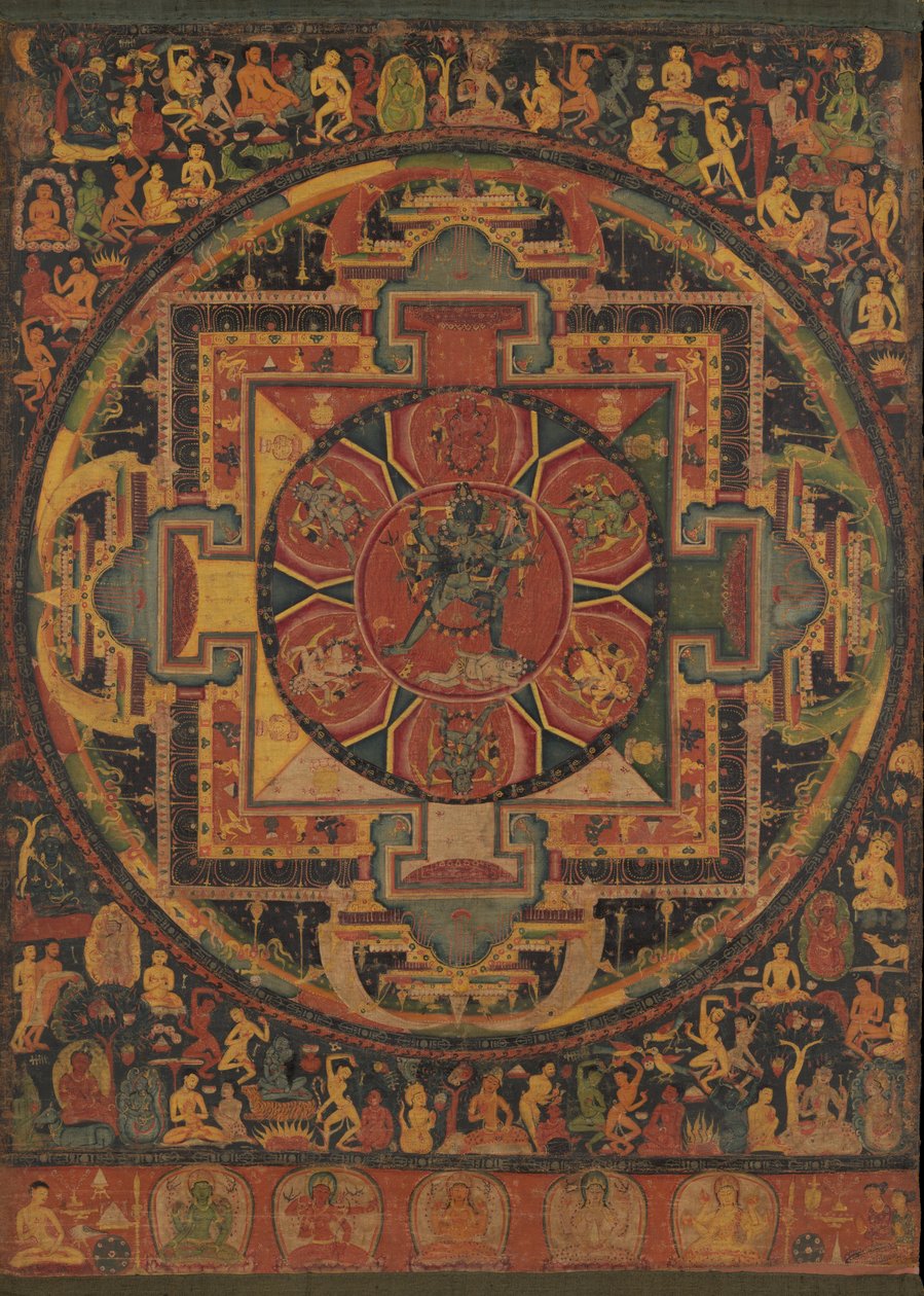 Mandala de Chakrasamvara, vers 1100 - Unbekannt