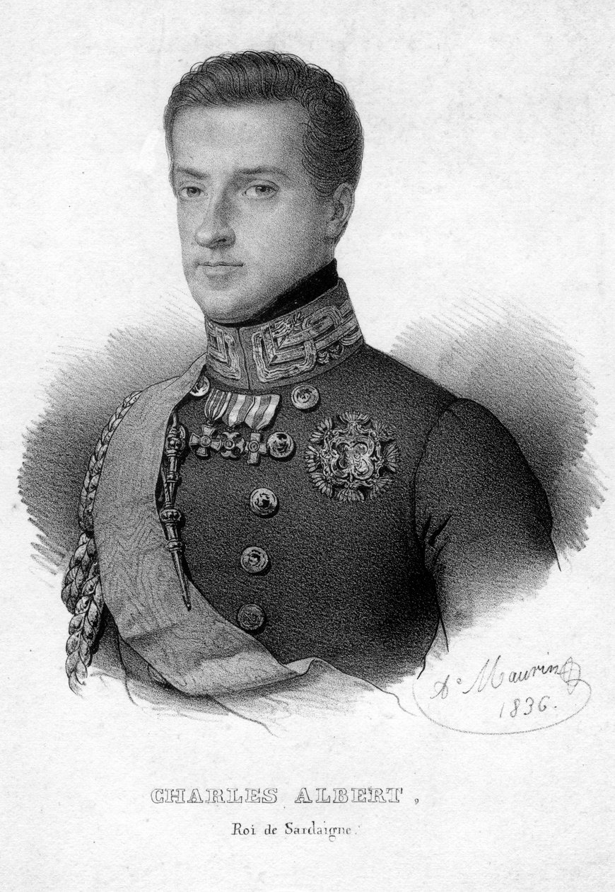 Charles-Albert de Sardaigne, roi de Sardaigne, 1836 - Unbekannt