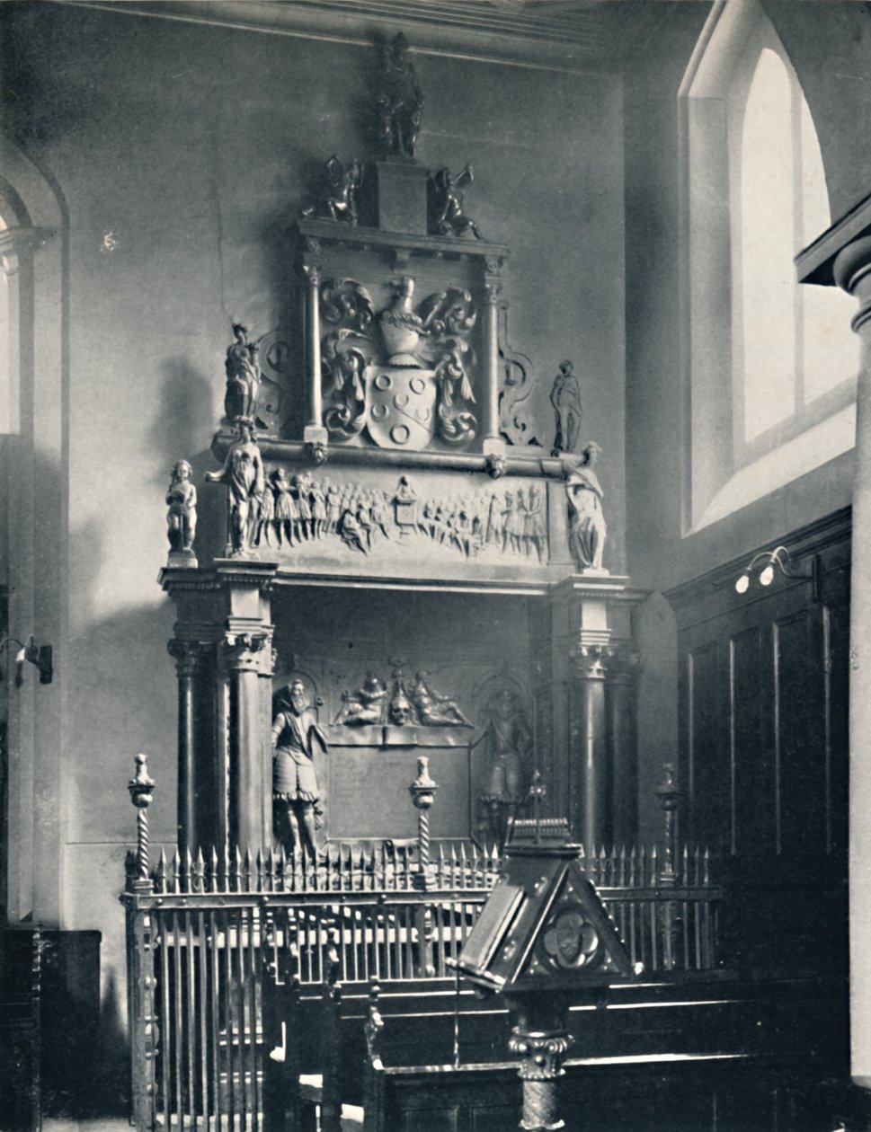 Chartreuse. Monument de Thomas Sutton dans la chapelle, 1925 - Unbekannt