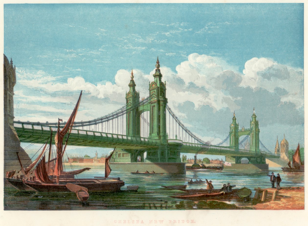 Pont de Chelsea, Londres, 1858 - Unbekannt