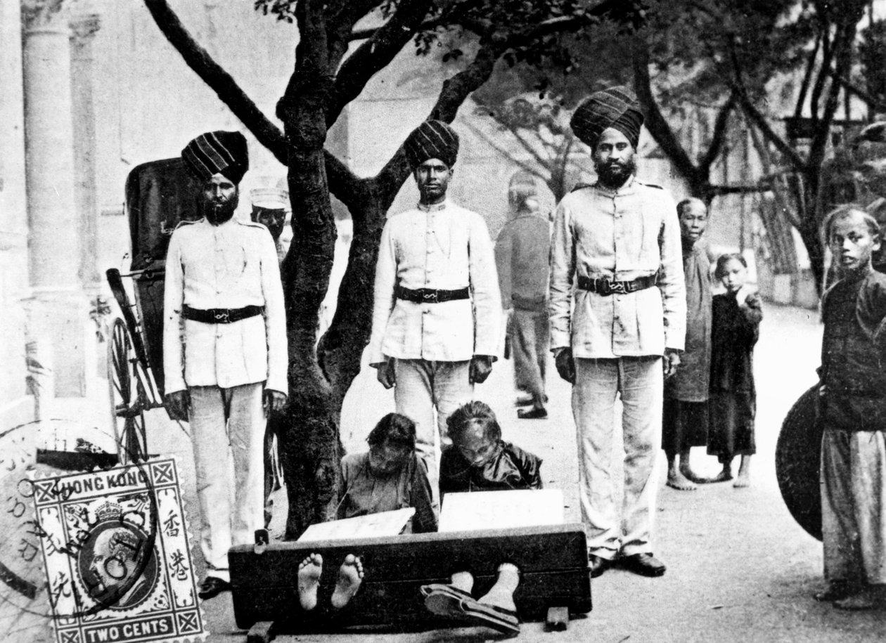Enfants dans les stocks, Hong Kong, 1908 - Unbekannt