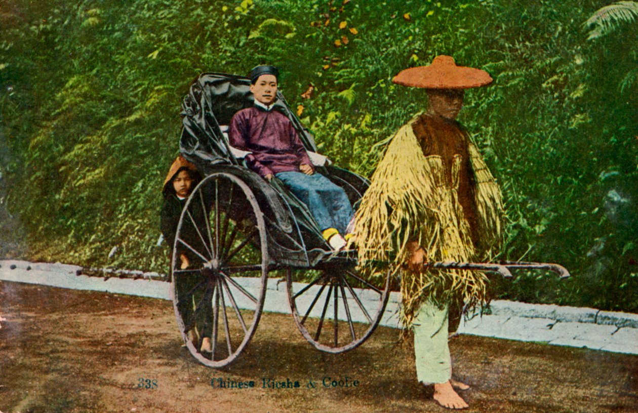 Pousse-pousse chinois, XXe siècle - Unbekannt