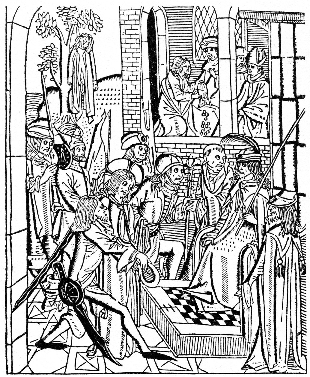Le Christ devant Pilate, 1488 - Unbekannt