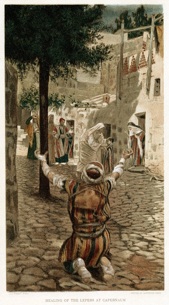 Christ guérissant les lépreux à Capharnaüm - Unbekannt