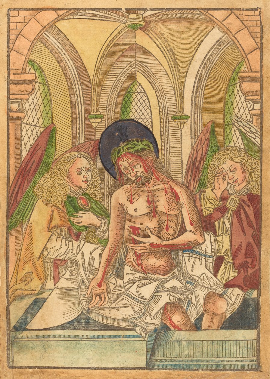 Christ dans le tombeau avec deux anges - Unbekannt