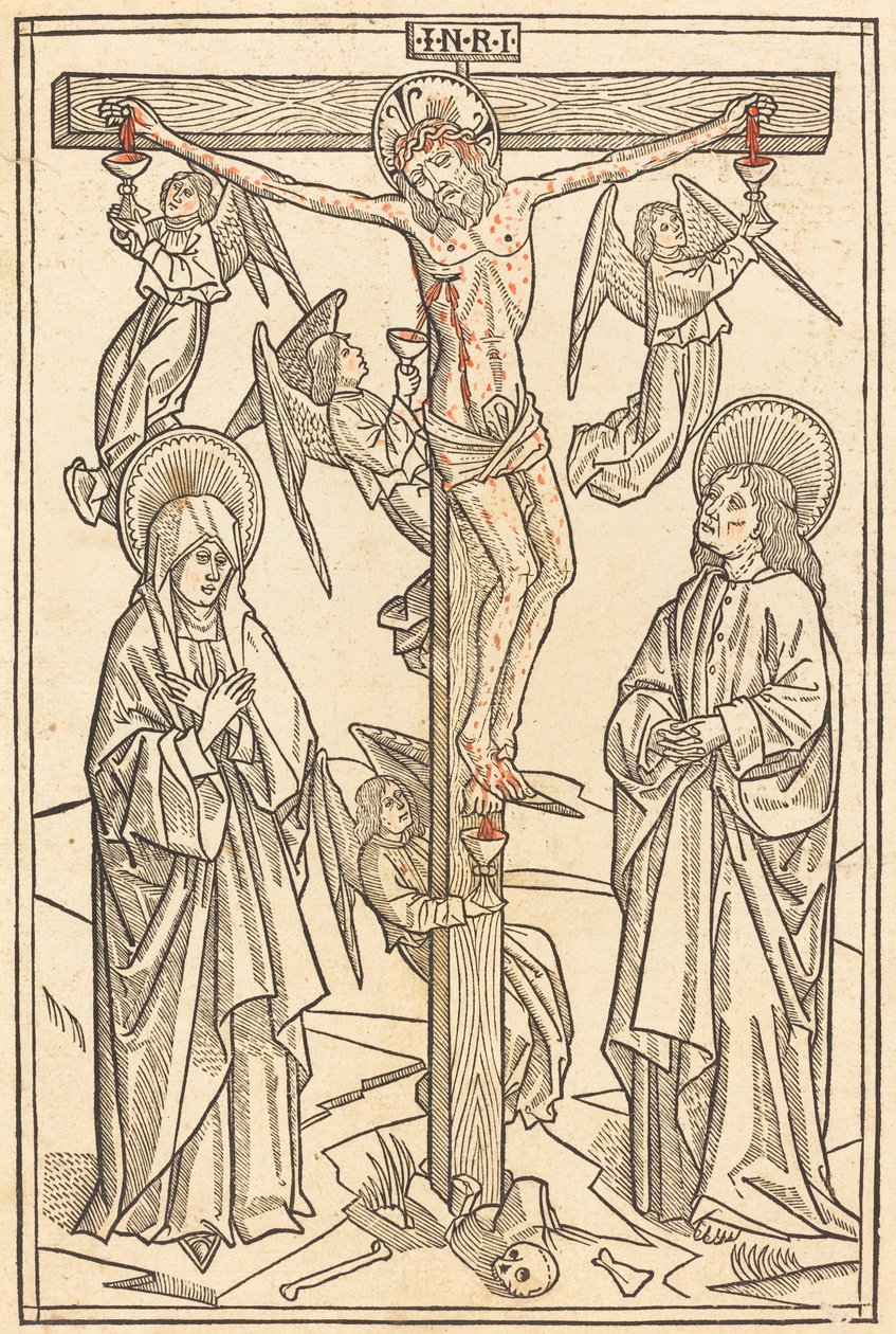 Christ en croix avec des anges - Unbekannt