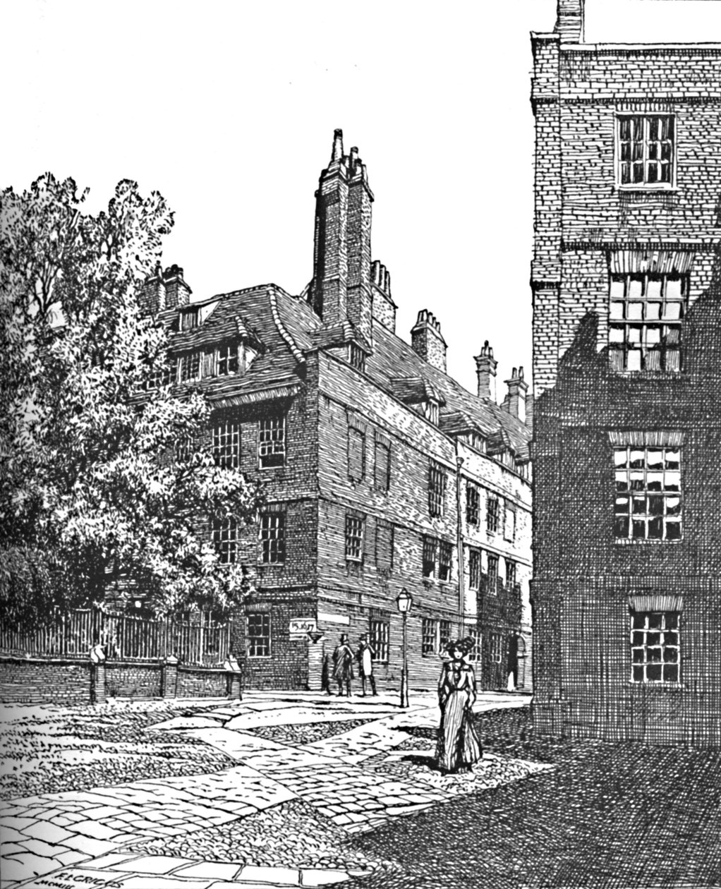 Cliffords Inn, vue vers le nord-est, 1903 - Unbekannt