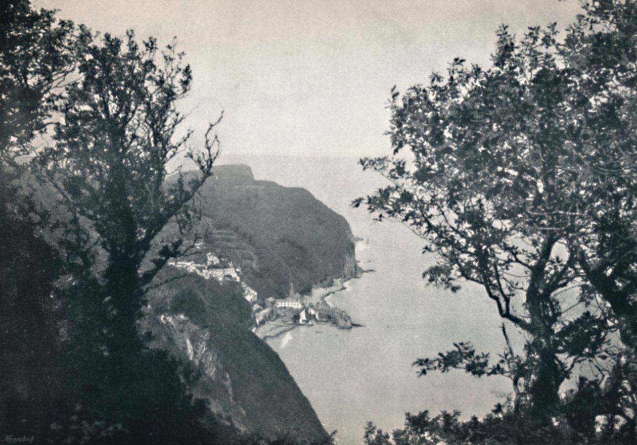 Clovelly - Vue depuis Hobby Drive, 1895 - Unbekannt