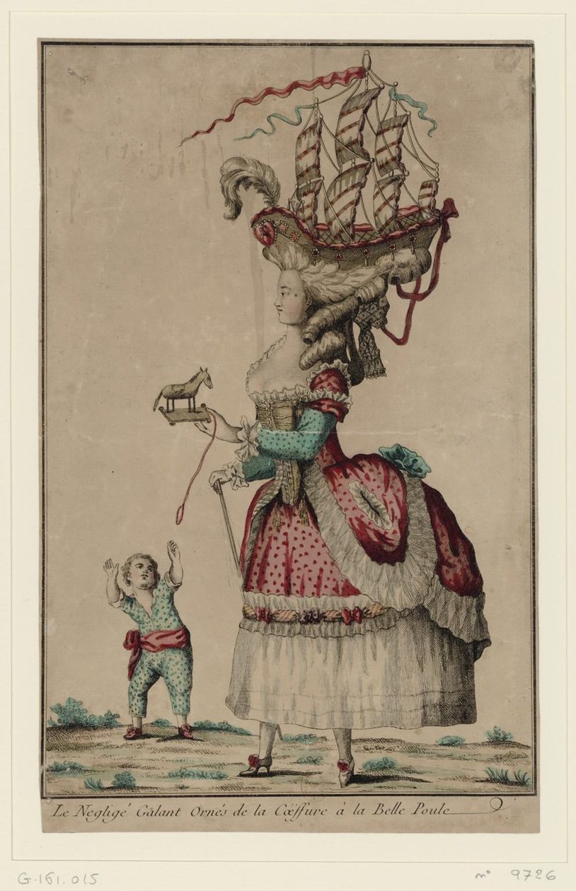 Coiffure à la Belle-Poule, 1778 - Unbekannt