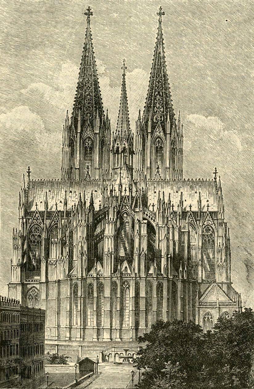 Cathédrale de Cologne, vue de l