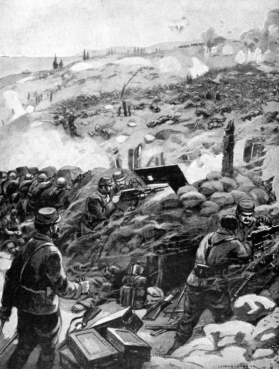 Combat dans les Dardanelles, Achi Baba, 1915 - Unbekannt