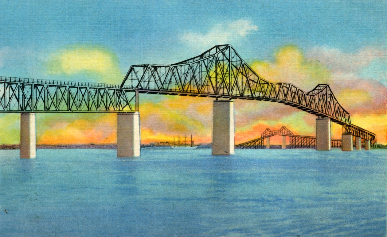 Pont de la rivière Cooper, Charleston, S.C., 1942 - Unbekannt