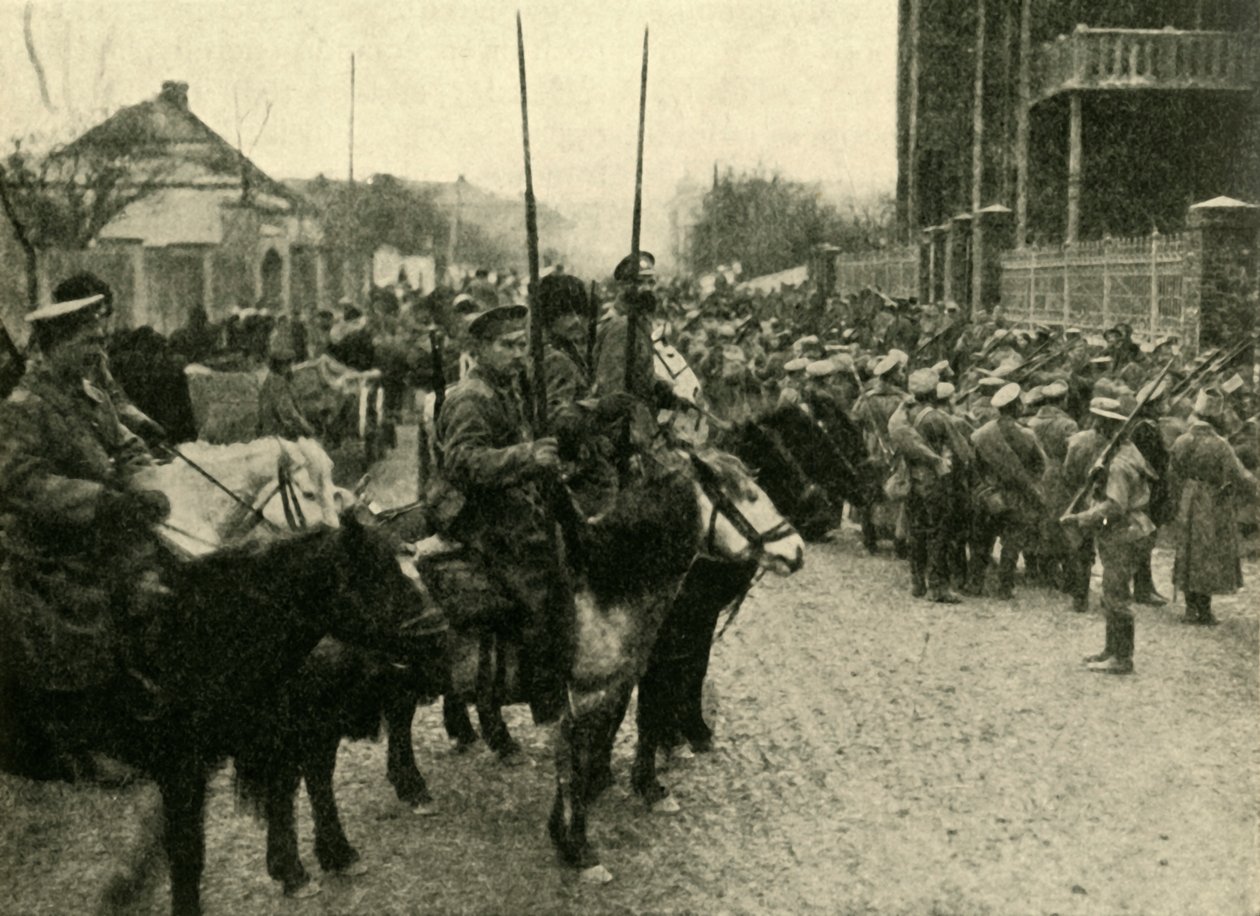 Soldats cosaques, Première Guerre mondiale, 1914, c1920 - Unbekannt