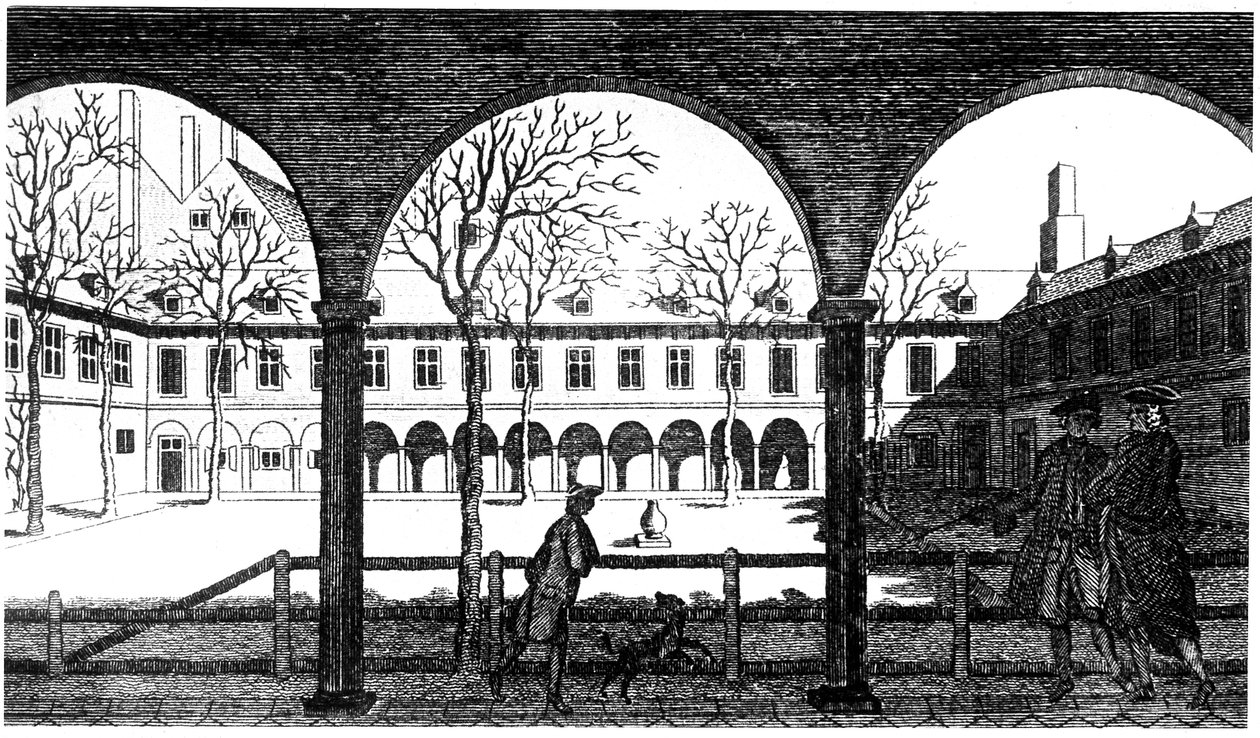 Cour de Gresham College, Londres, 18e siècle - Unbekannt