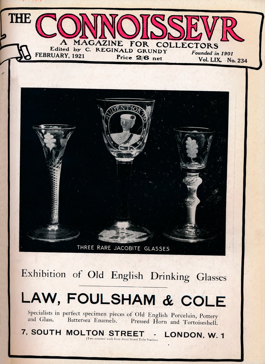 Couverture de The Connoisseur, février 1921 - Unbekannt