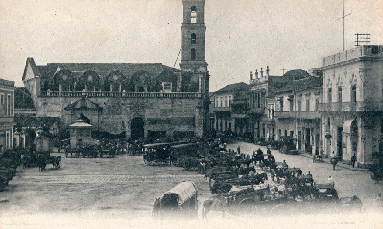 Douane et place, La Havane, Cuba, vers 1900 - Unbekannt