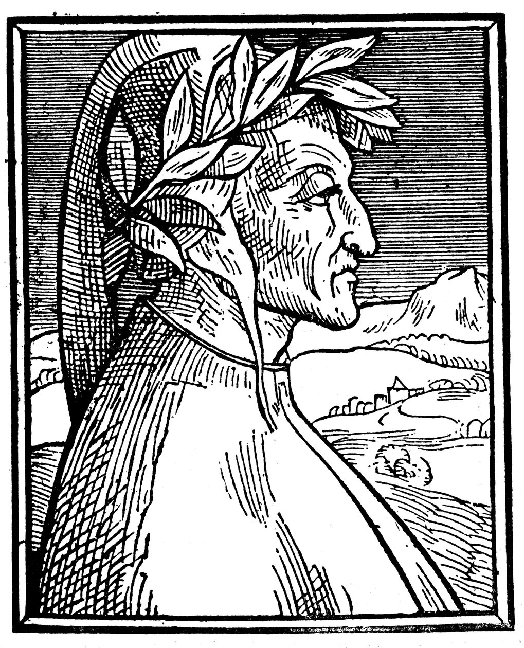 Dante Alighieri 1265-1321, poète italien, 1521 - Unbekannt