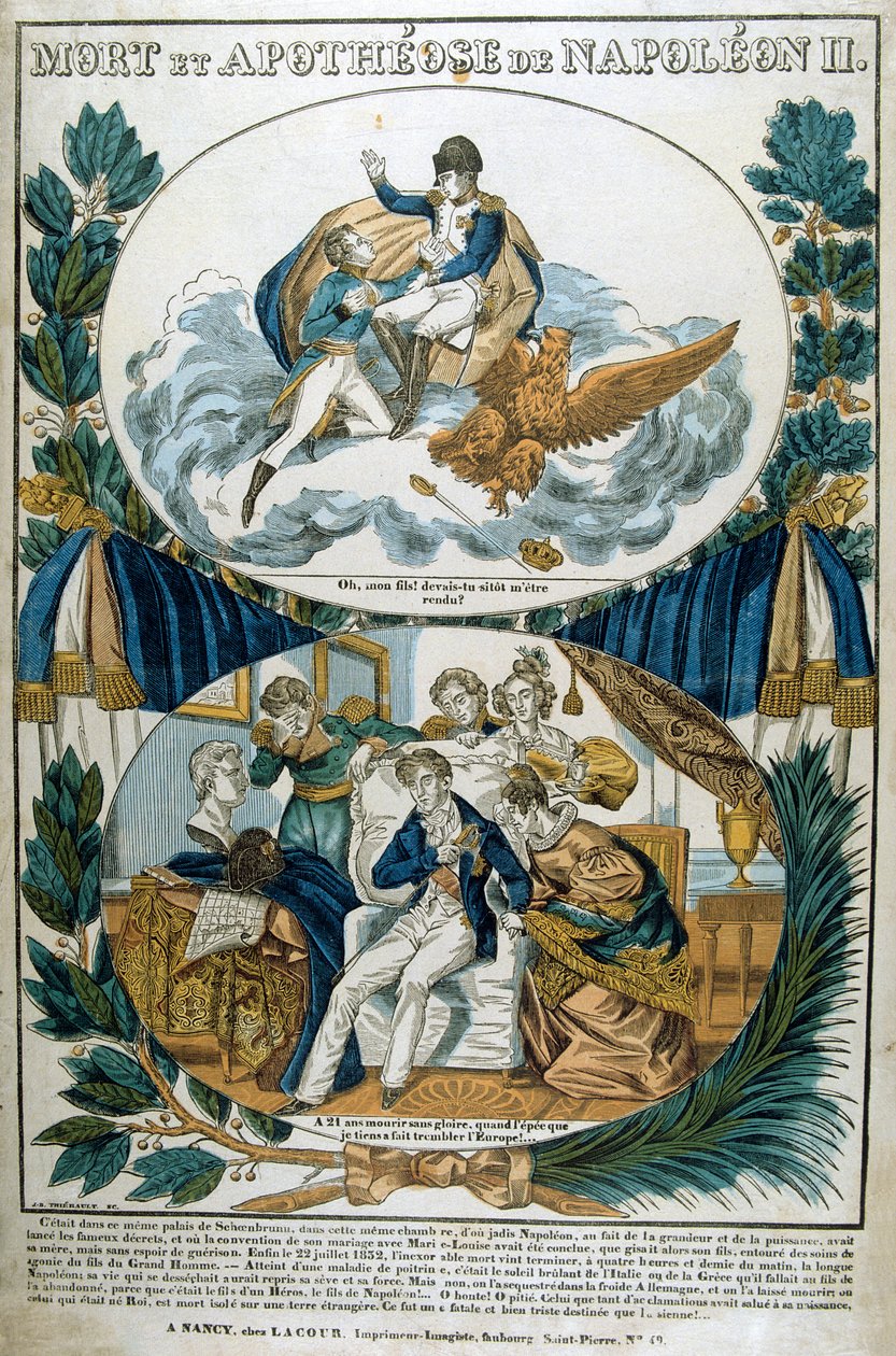 Mort et apothéose de Napoléon II, 19e siècle - Unbekannt