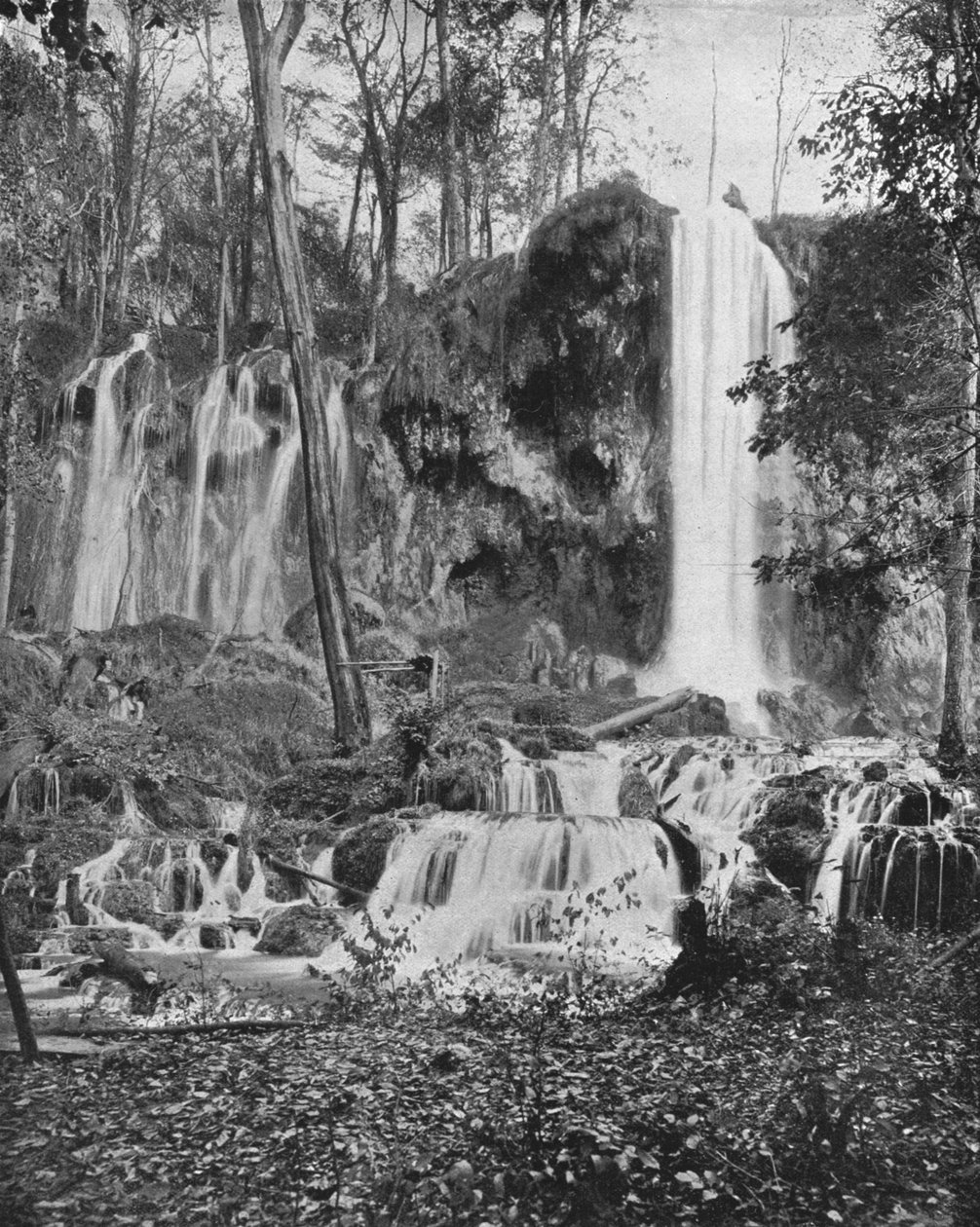 Chutes de Deer Lick, Sources minérales, Virginie, USA - Unbekannt