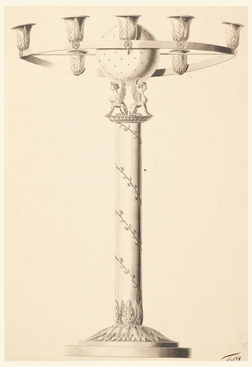 Conception pour un chandelier - Unbekannt