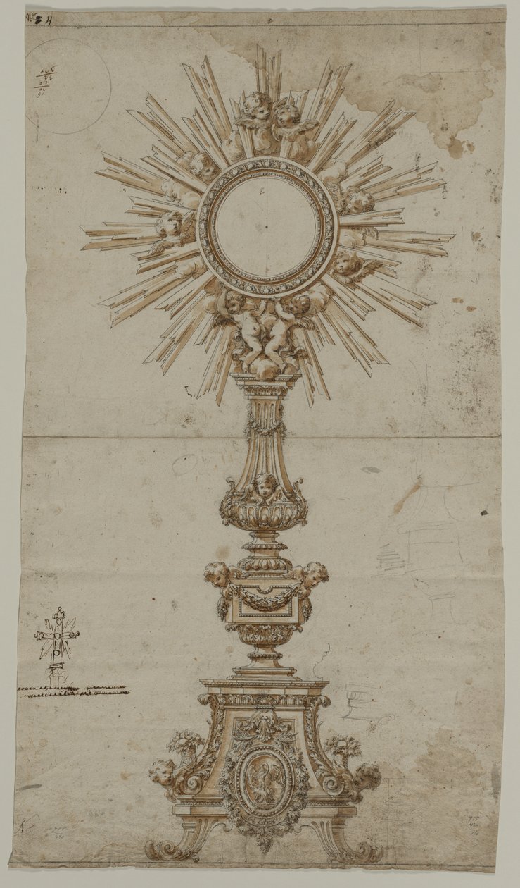 Conception pour une monstrance, 1600s - Unbekannt