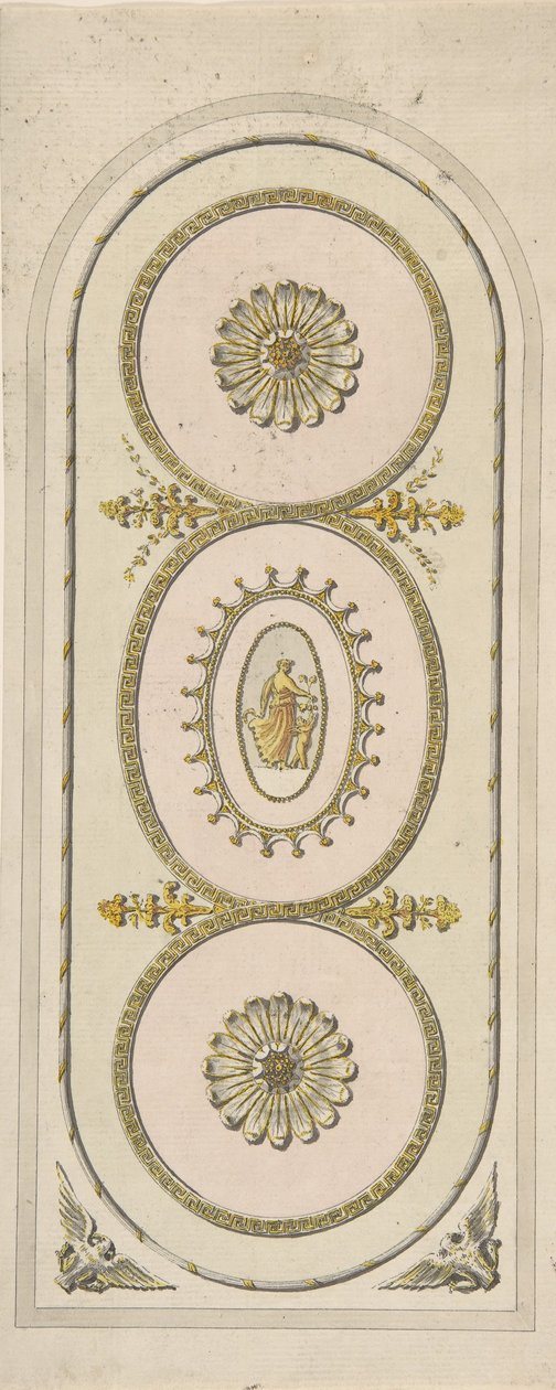 Conception pour un panneau, 1748-92 - Unbekannt