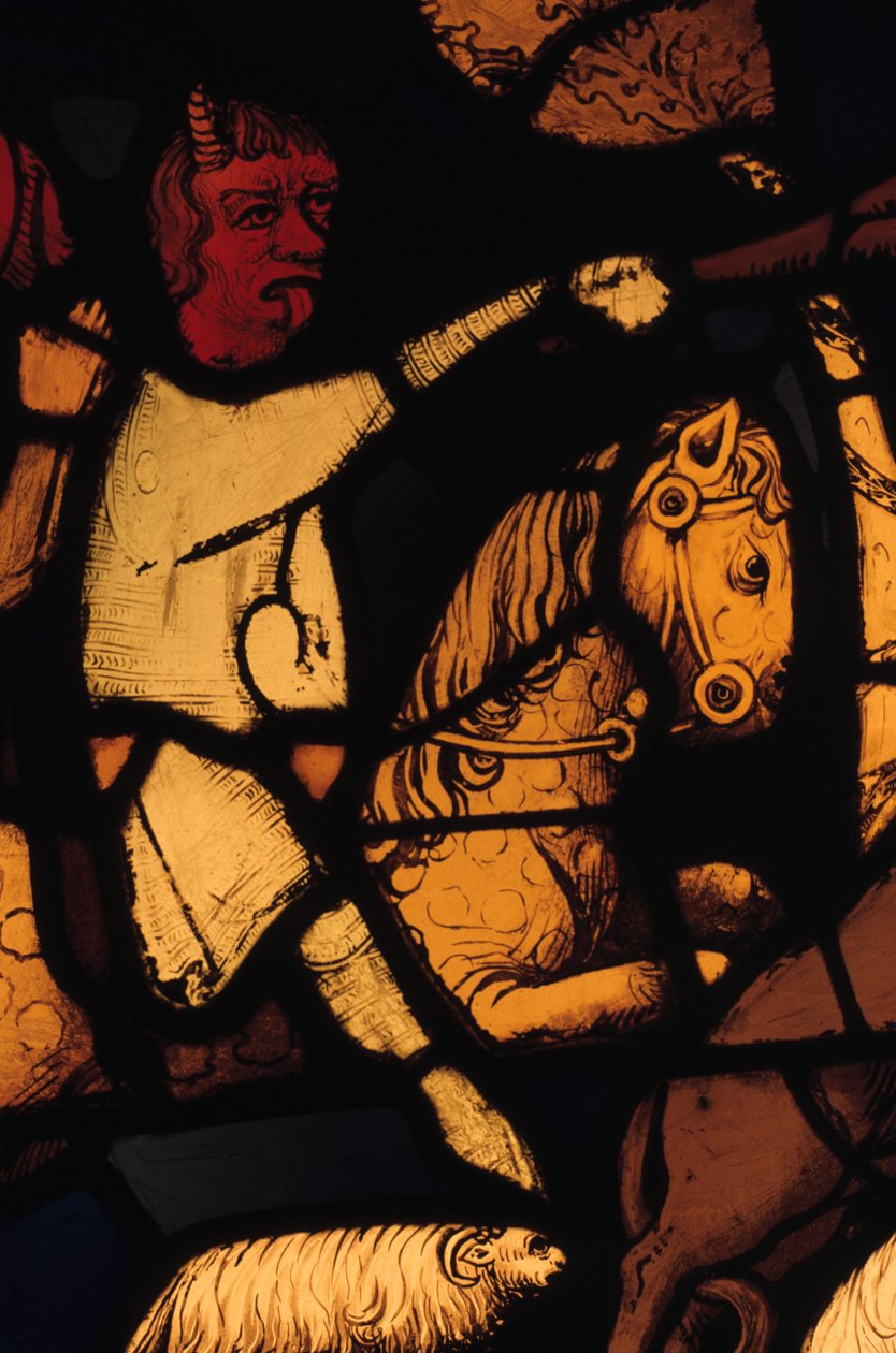Diable sur un cheval (détail) - Unbekannt
