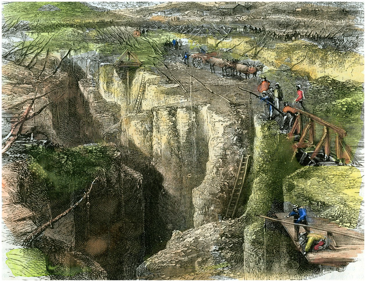 Champ de diamants, vers 1880 - Unbekannt