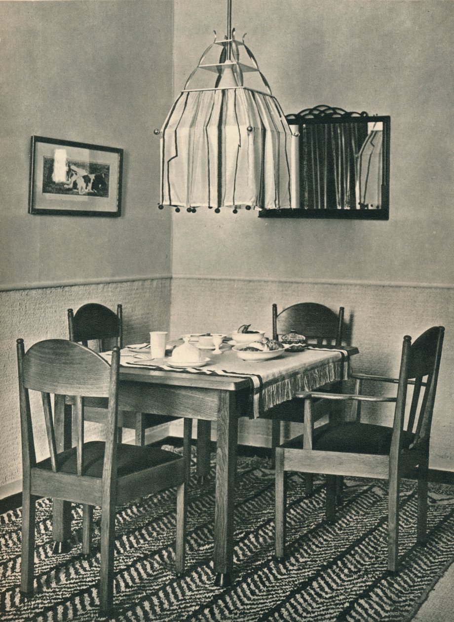 Table à manger et chaises conçues par Willem Penaat - Unbekannt