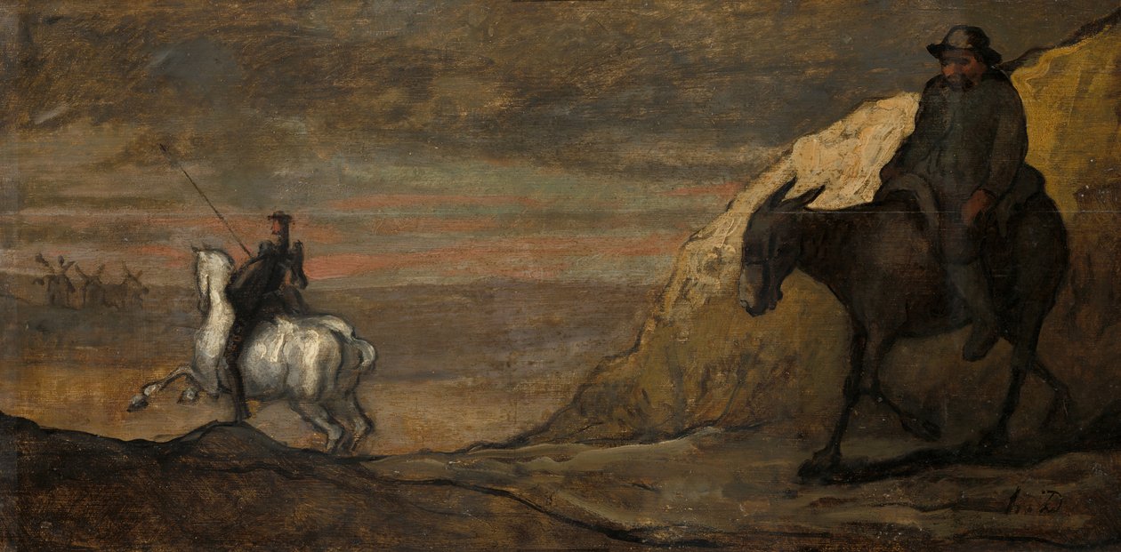 Don Quichotte et les moulins à vent - Unbekannt