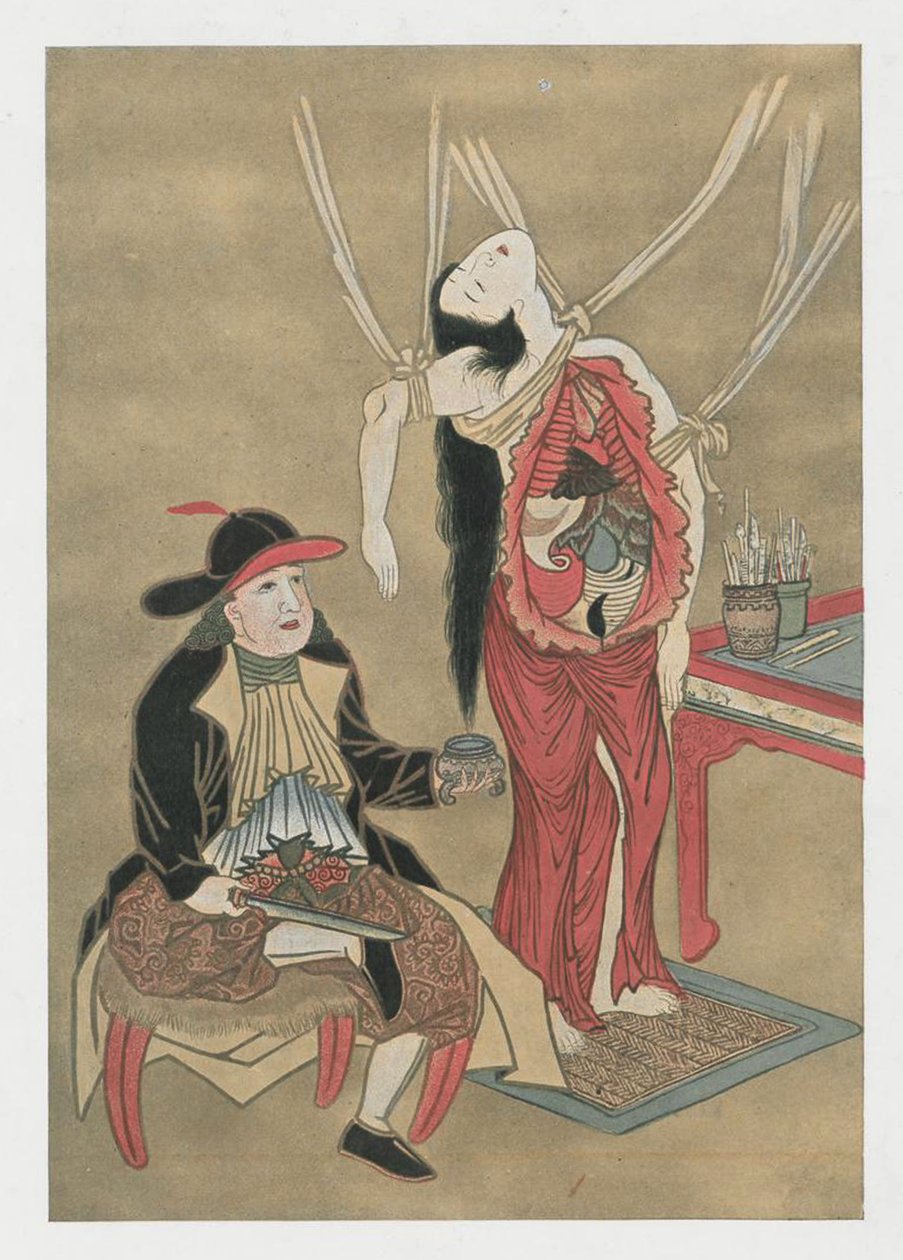 Médecin néerlandais anatomisant une femme japonaise, 18e siècle - Unbekannt