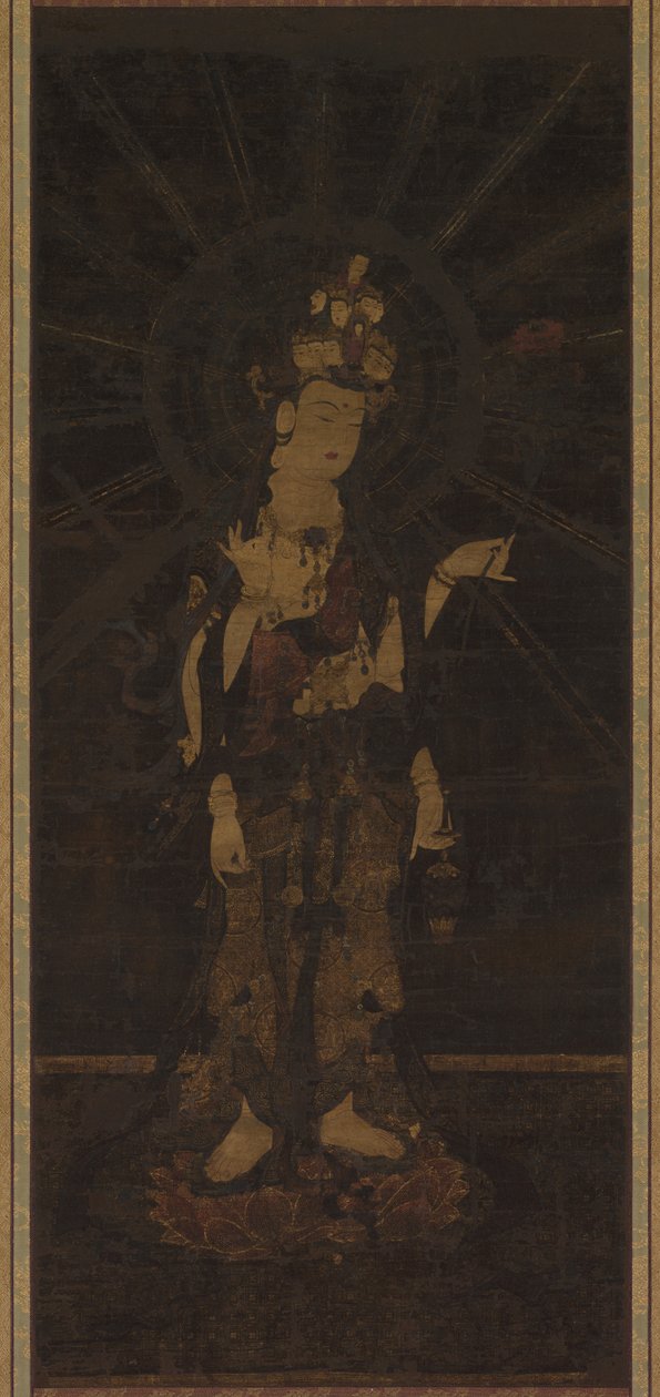 Divinité de la compassion à onze têtes Juichimen Kannon, 13e siècle - Unbekannt