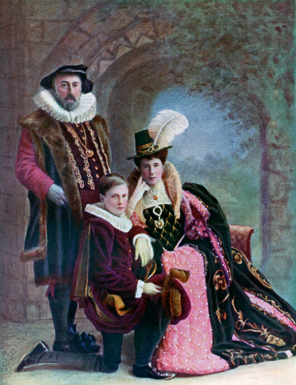Costume élisabéthain, vers 1572, 1910 - Unbekannt