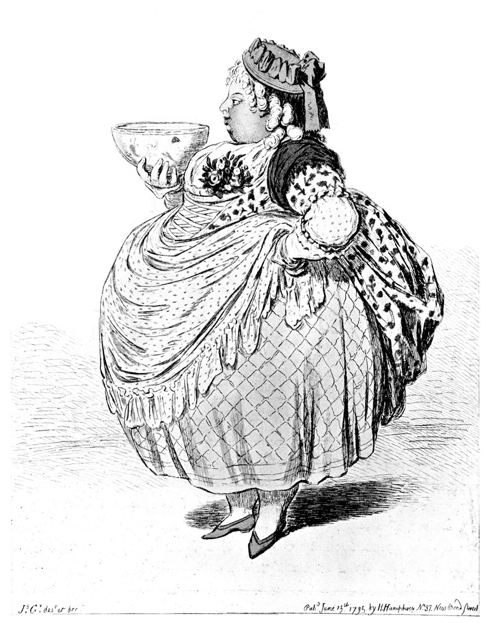 Entrez Cowslip avec un bol de crème, 1795 - Unbekannt