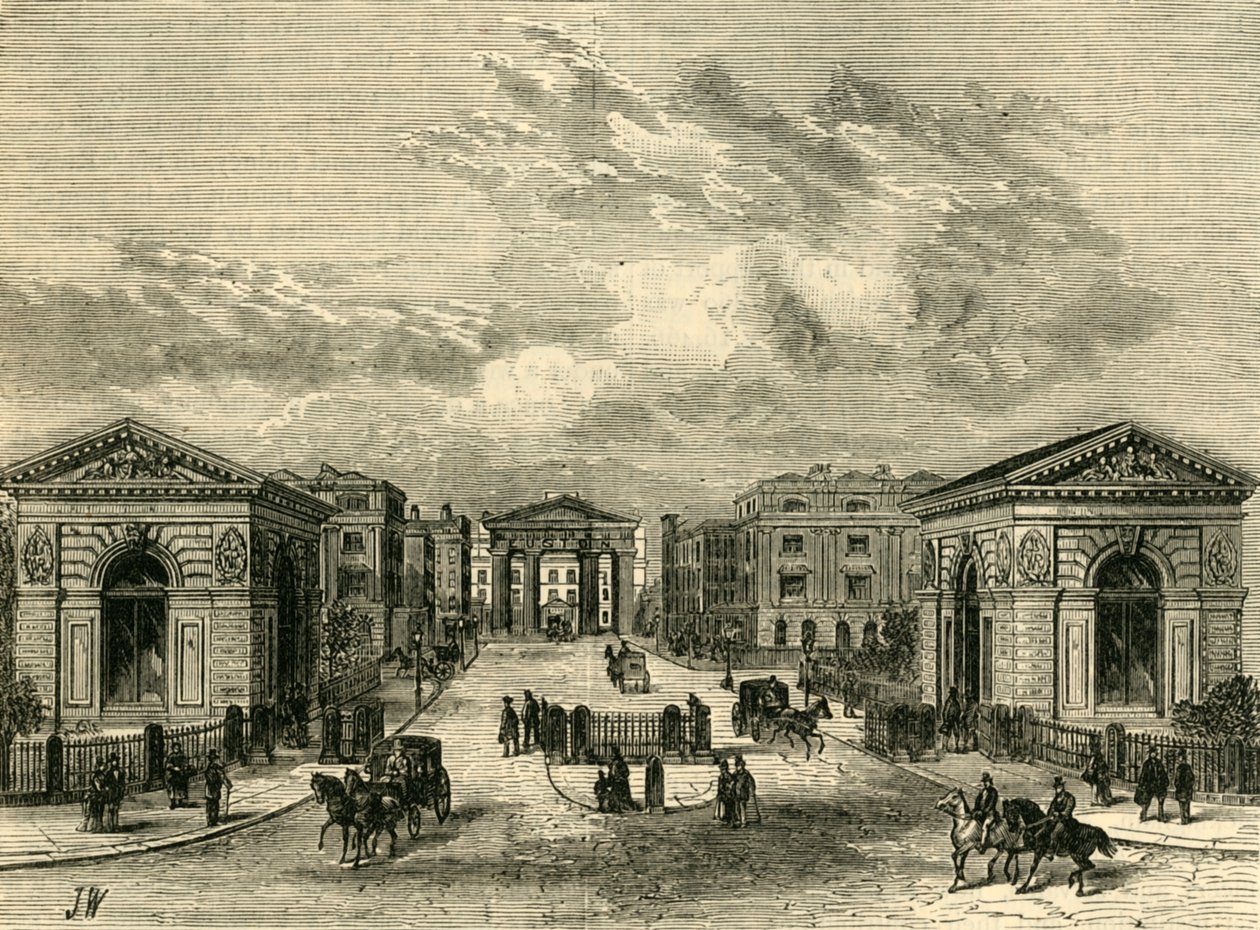 Entrée de la station Euston Square, c1876 - Unbekannt