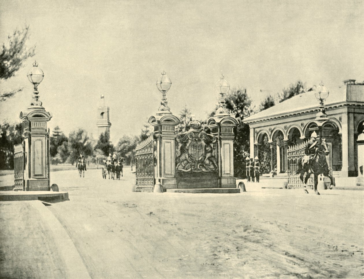 Entrée de la Maison du Gouvernement, Melbourne, 1901 - Unbekannt