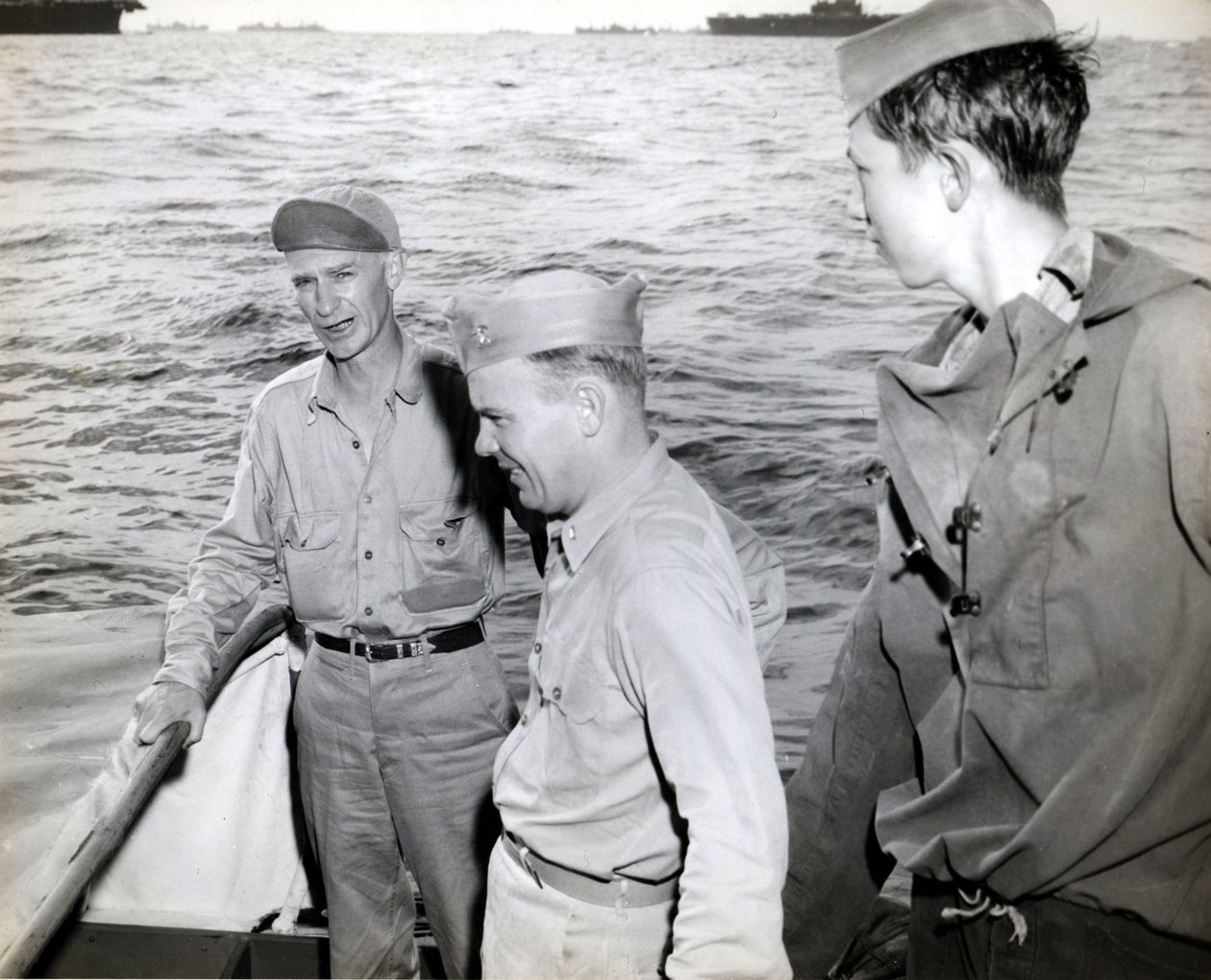 Ernie Pyle visite l
