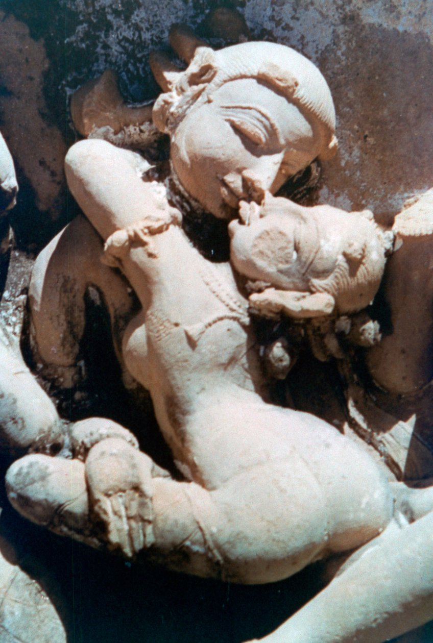 Sculpture érotique, Khajuraho, Inde. c950-1050. 20e siècle - Unbekannt