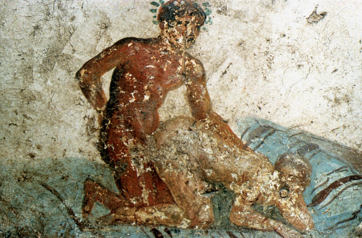 Fresque érotique, Pompéi, Italie - Unbekannt