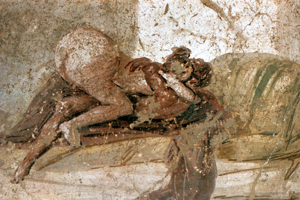 Fresque érotique, Pompéi, Italie - Unbekannt