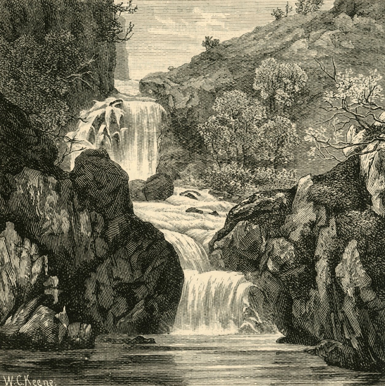 Automne dans le Glen du Diable, 1898 - Unbekannt