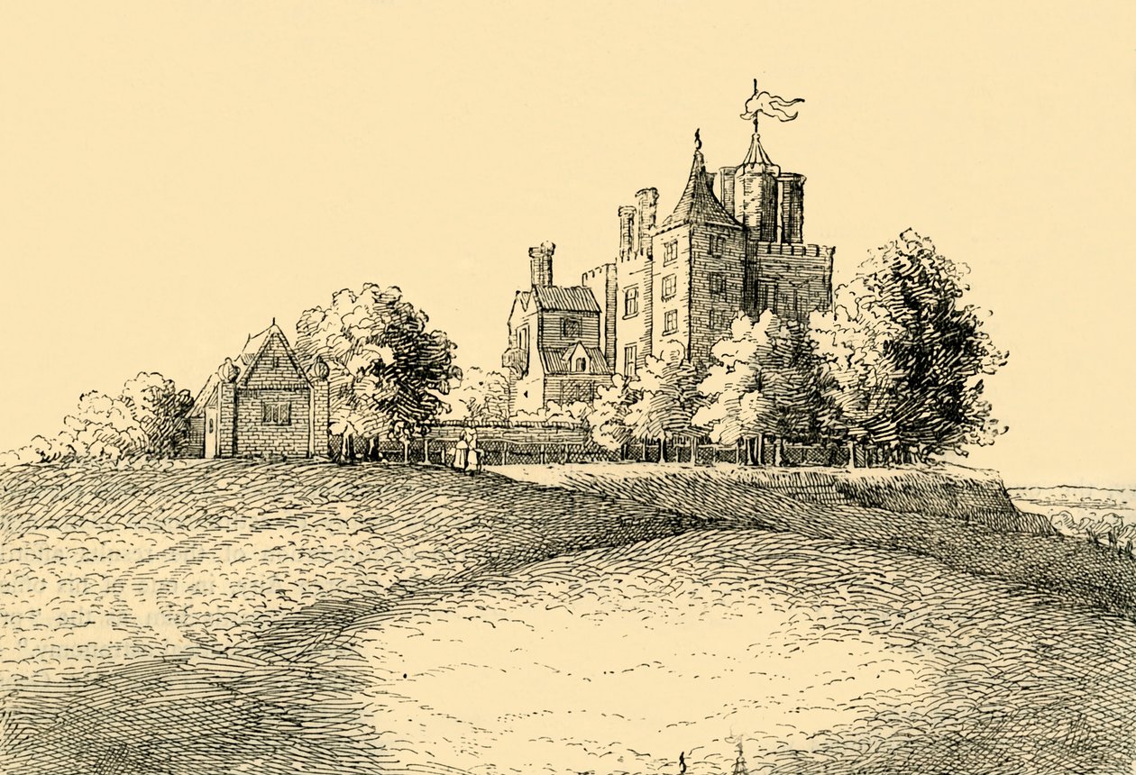 Flamsteed House depuis Hollars Long View, vers 1878 - Unbekannt