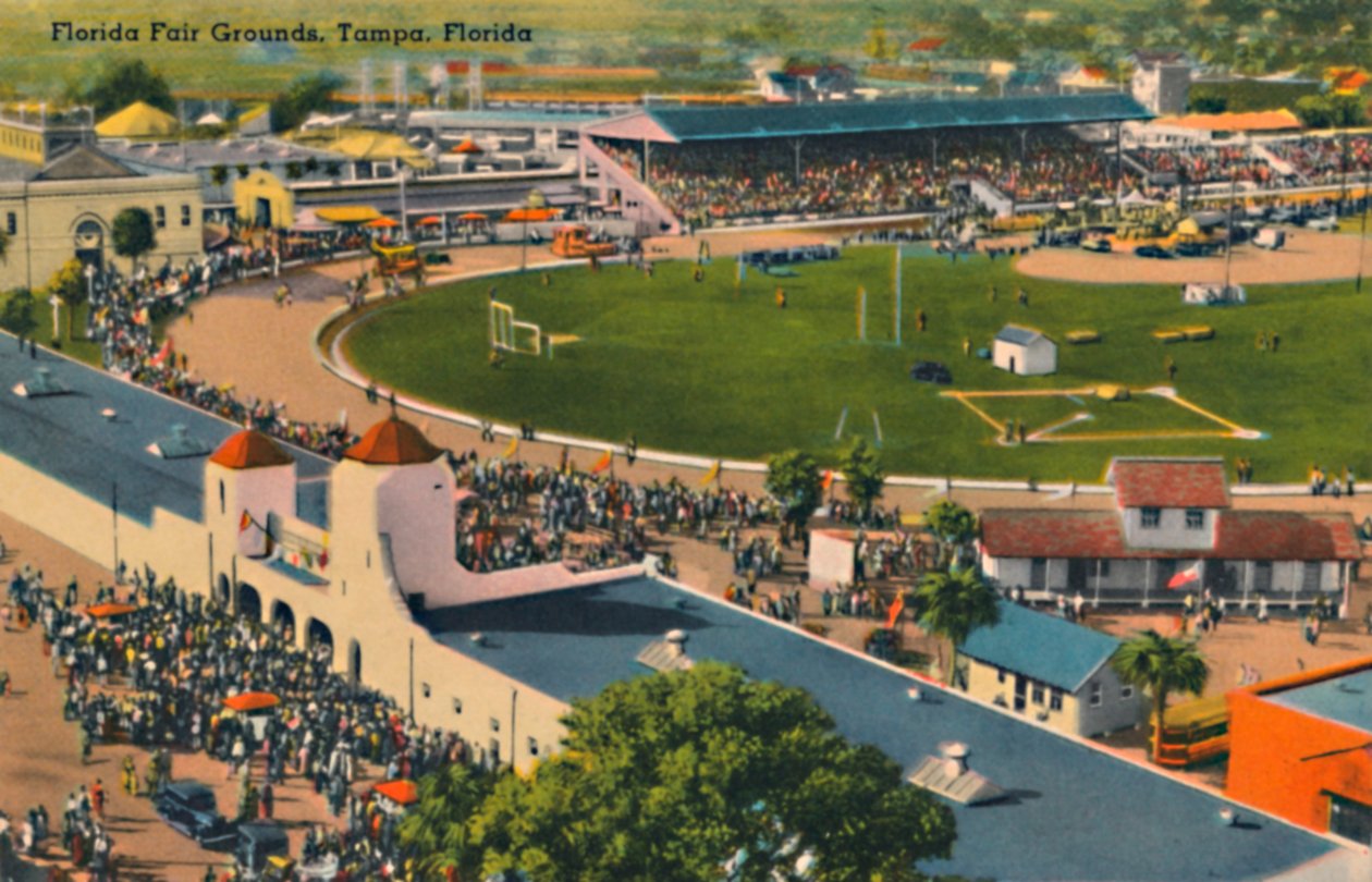 Parc des expositions de Floride, Tampa, Floride, vers 1940 - Unbekannt