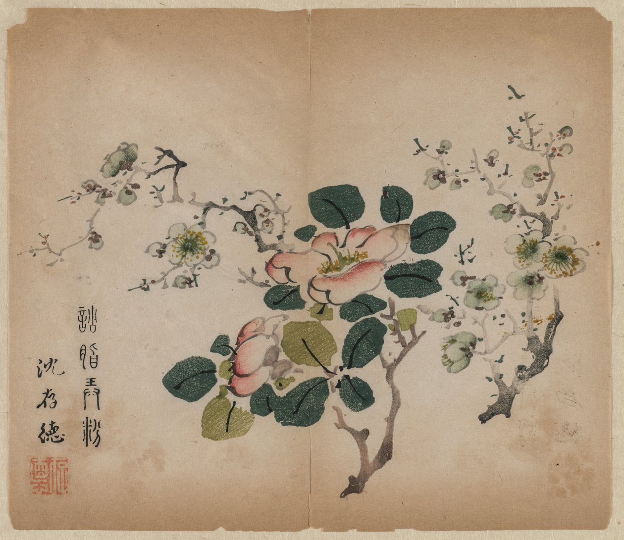 Prunus en fleurs - Unbekannt