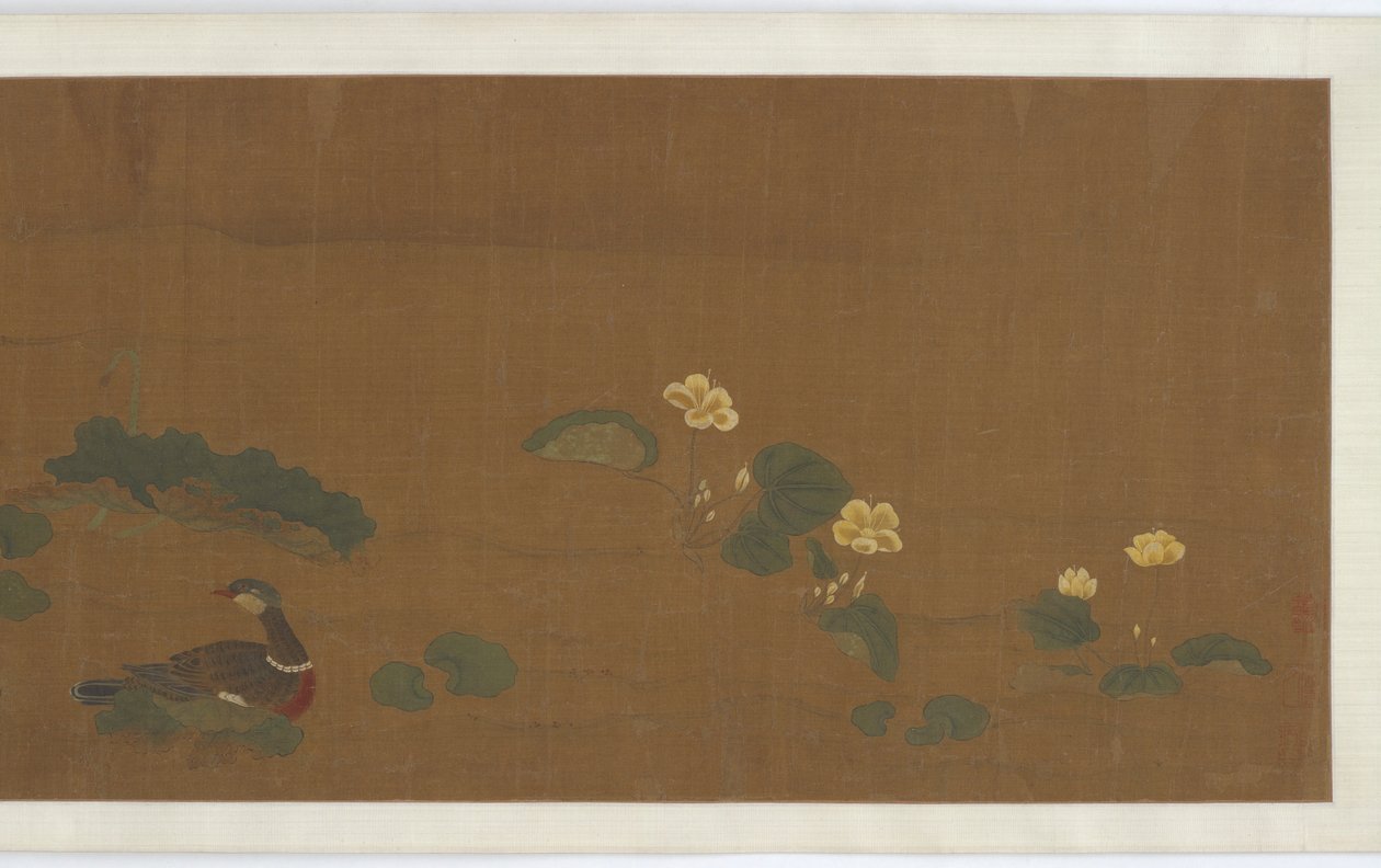 Fleurs, canards et cailles - Unbekannt