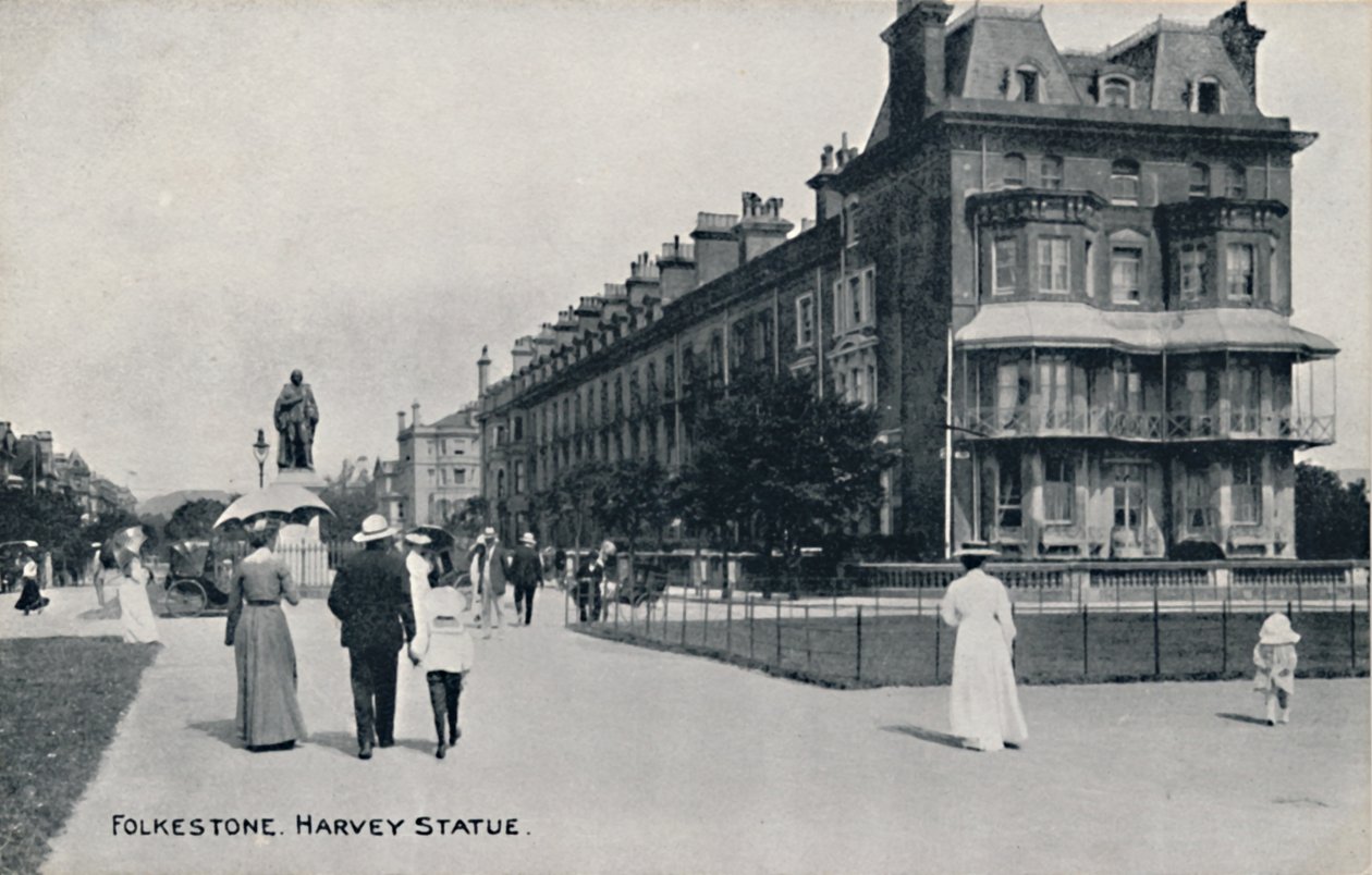 Folkestone. Statue de Harvey, fin du 19e-début du 20e siècle - Unbekannt