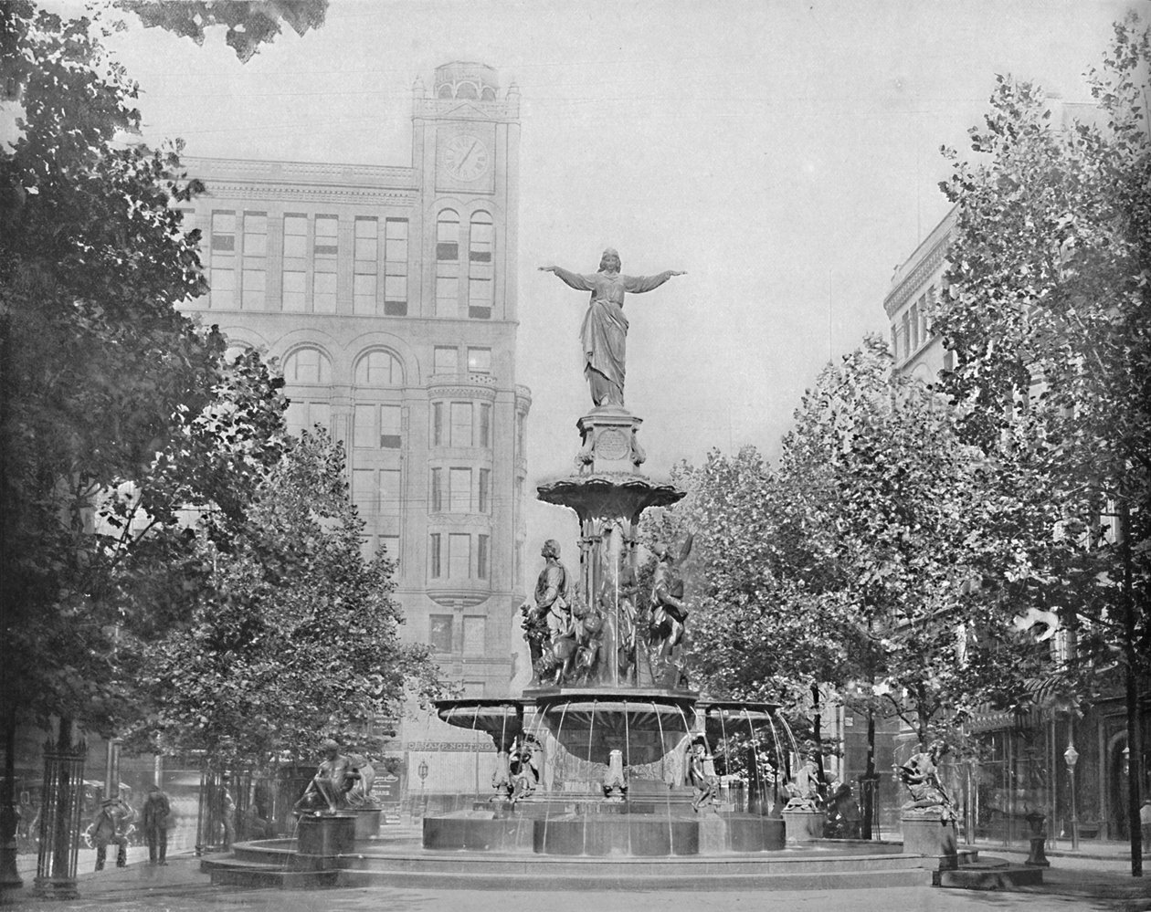 Fountain Square, Cincinnati, Ohio, vers 1897 - Unbekannt