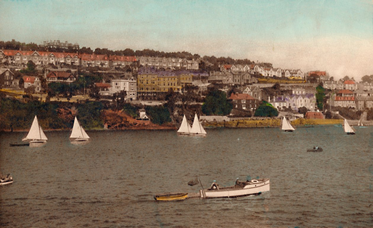 Fowey depuis Polruan, vers 1930 - Unbekannt