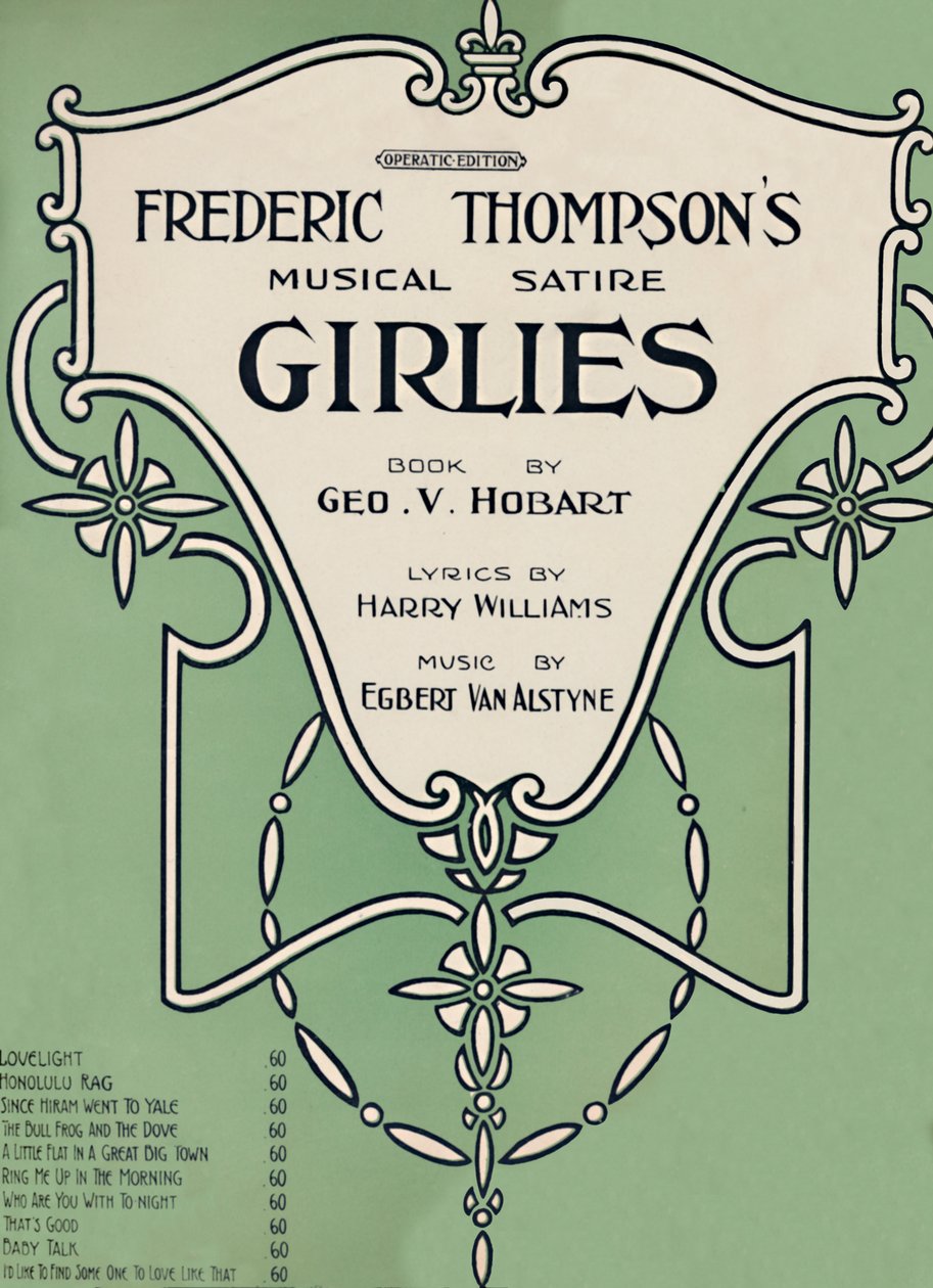 Satire musicale de Frederic Thompson, Girlies, 1911 - Unbekannt