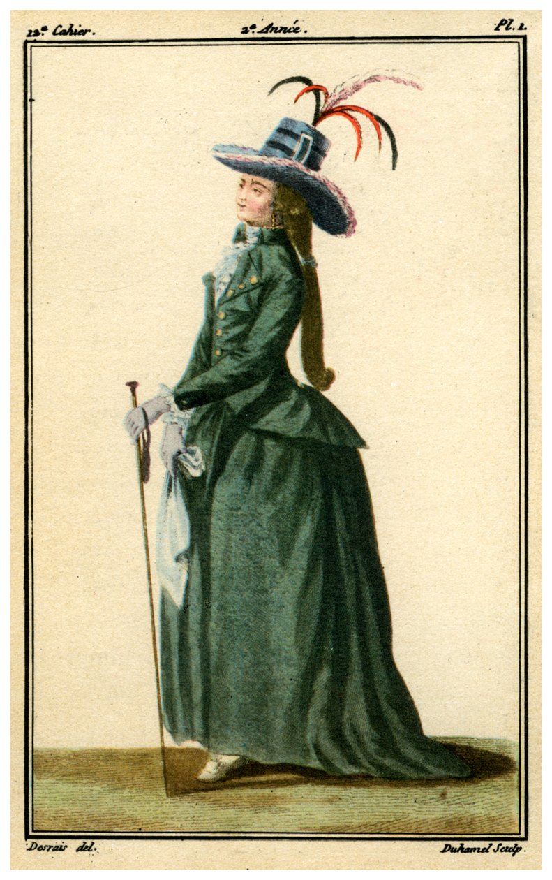Modes françaises du XVIIIe siècle, 1786-1789 - Unbekannt
